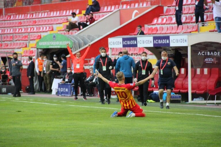 Kayserispor 34 maçta 40 gol attı