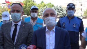 Bakan Yardımcısı Erdil, pilot il Kırıkkale’de ’korona virüs’ denetimi yaptı
