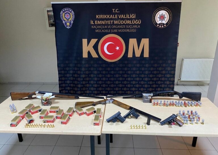 Kırıkkale’de silah kaçakçılığı operasyonu: 3 gözaltı