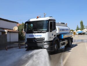 Yahşihan Belediyesine sulama arazözü hibe edildi