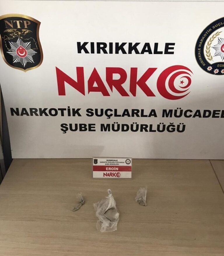 Kırıkkale’de uyuşturucu operasyonu: 1 tutuklama