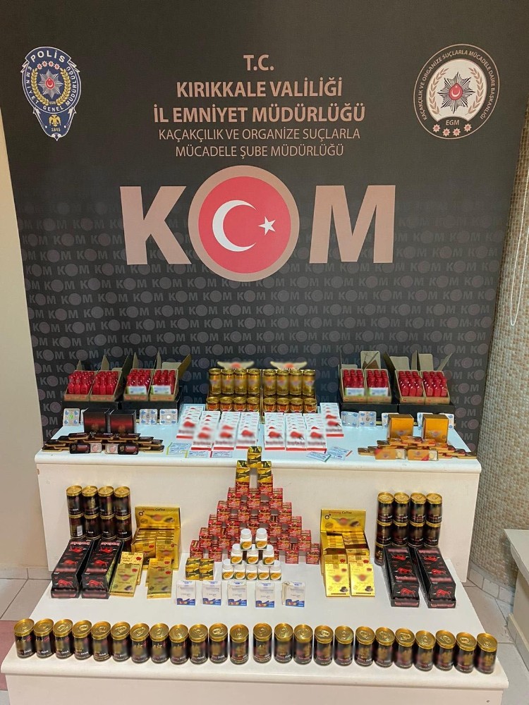 Kırıkkale’de 424 adet cinsel içerikli ürün ele geçirildi