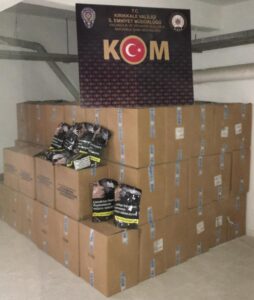 Kırıkkale’de 1 ton kaçak tütün ele geçirildi