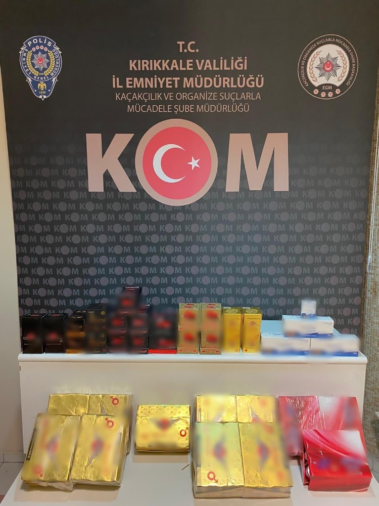 Kırıkkale’de 553 adet cinsel içerikli ürün ele geçirildi