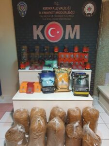 Kırıkkale’de 60 kilo kaçak tütün ele geçirildi