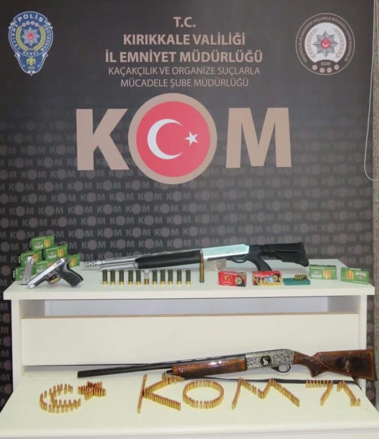 Kırıkkale’de uçaksavar fişeği ele geçirildi
