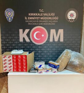 Kırıkkale’de kaçak tütün operasyonu: 2 gözaltı