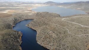 Selçuklu yadigarı Çeşnigir’deki tarihi sessizlik, havadan görüntülendi