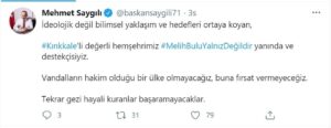 AK Partili Başkan’dan Rektör Bulu’ya destek: ‘Vandalların hakim olduğu ülke olmayacağız’