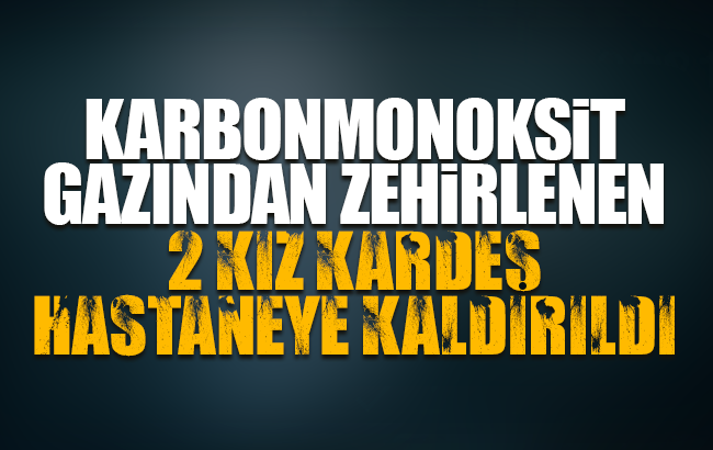 Kırıkkale’de zehirlenen 2 kardeş hastaneye kaldırıldı
