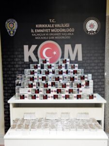 Kırıkkale’de kaçak tütün operasyonu: 29 bin 500 makaron ele geçirildi