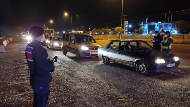 Kırıkkale’de hafta sonu kısıtlama bilançosu