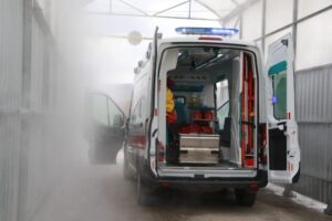 Kırıkkale’de dezenfekte tüneli yeniden açıldı