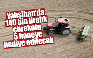 160 kilogram tohumdan 13 ton çörekotu elde edilecek