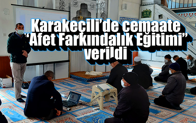 Karakeçili’de cuma namazı öncesi cemaate