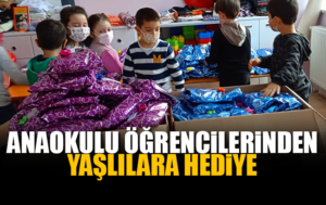 Kırıkkale’de anaokulu öğrencilerinden yaşlılara hediye