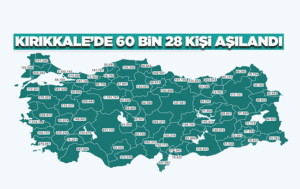 Kırıkkale’de aşılanan kişi sayısı 60 binin üzerinde