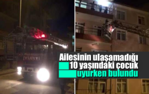 Kırıkkale’de ailesinin ulaşamadığı çocuk uyurken bulundu