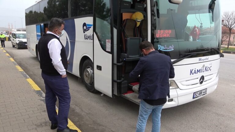 Otobüste korona virüs paniği: ‘Riskli’ şoför sefer sırasında yakalandı