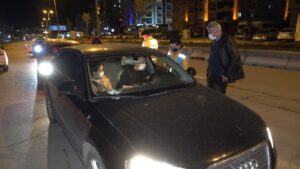 Kırıkkale’de gece yarısı HES kodu denetimi: Araçlar tek tek durduruldu