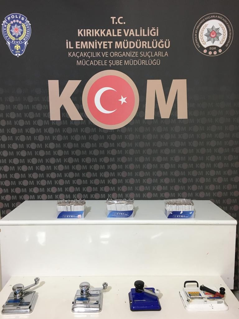 Kırıkkale’de kaçak tütün operasyonu