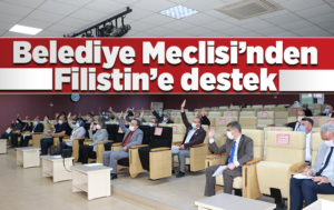 Belediye Meclisi’nden Filistin’e destek