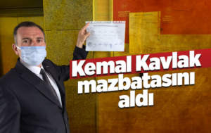 Gürler Mahallesi Muhtarı Kavlak, mazbatasını aldı