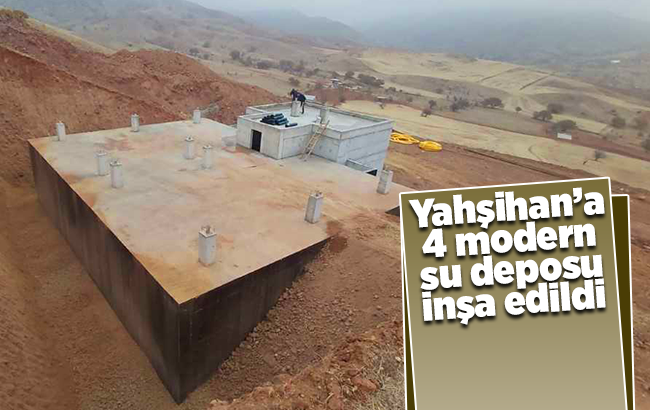Yahşihan’da 4 yeni su deposu inşa edildi