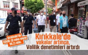 Kırıkkale’de vakalar artınca, Valilik denetimleri artırdı