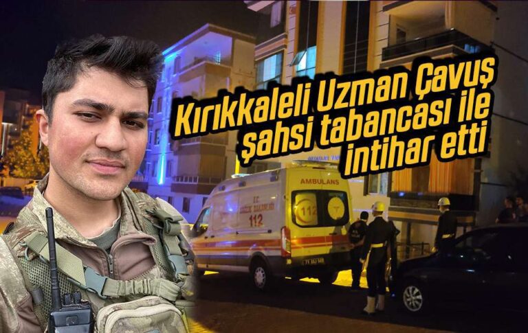 Kırıkkaleli Uzman Çavuş intihar etti