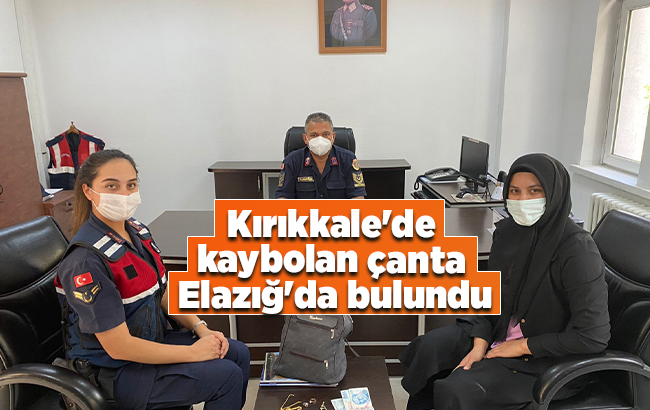 Kırıkkale’de kaybolan çanta, 360 saatlik kamera kaydı incelenerek Elazığ’da bulundu