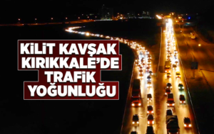 43 ilin geçiş güzergâhında trafik kilit: Yoğunluk havadan görüntülendi