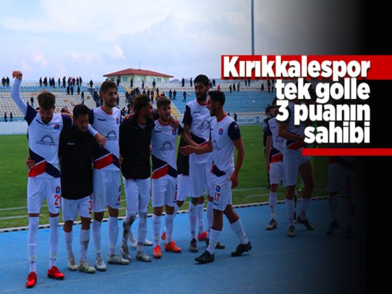 Kırıkkalespor 3 puanın sahibi