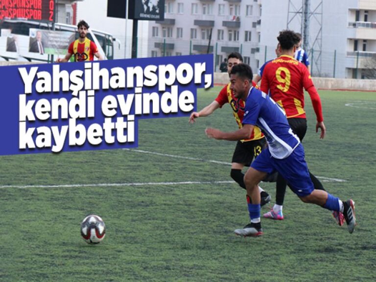 Yahşihanspor, kendi evinde kaybetti