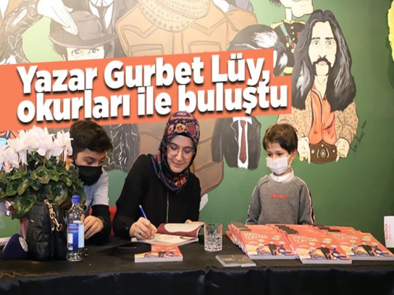 Yazar Gurbet Lüy, okurları ile buluştu