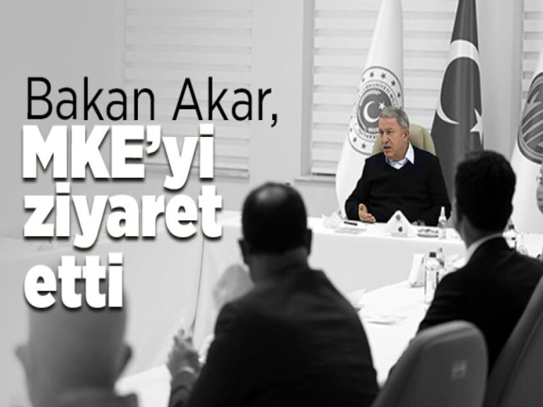 Akar ve TSK’nın komuta kademesinden MKE Mühimmat Deposu’na ziyaret