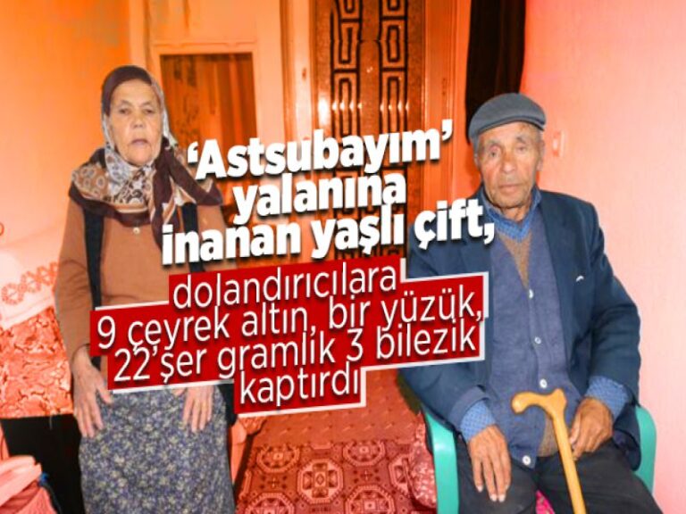 Yaşlı çifti dolandıran zanlı Kırıkkale’de yakalandı