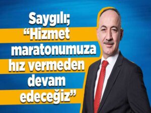 Saygılı’dan yeni yıl mesajı