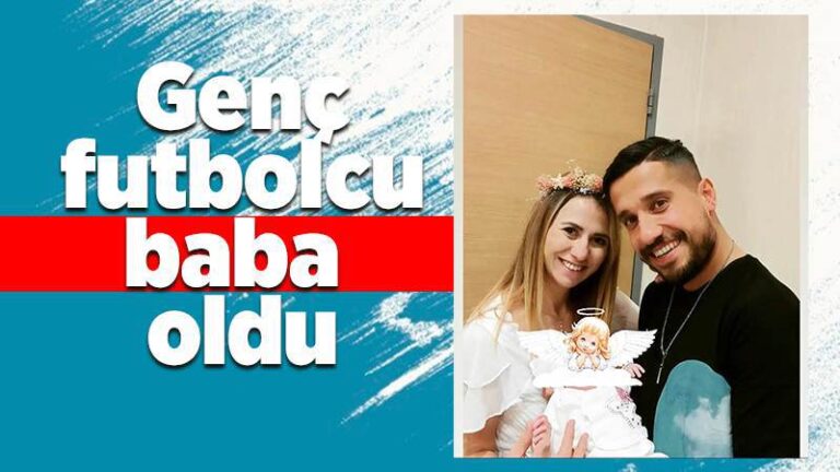 Genç futbolcunun mutlu günü