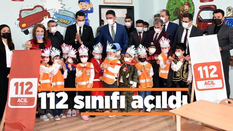 Anaokulunda “112 Sınıfı” açıldı