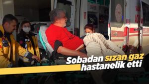 Sobadan sızan gaz hastanelik etti