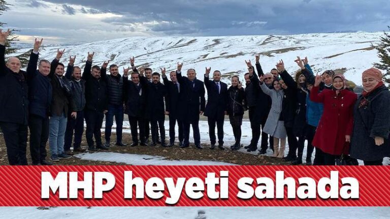 MHP heyeti sahada