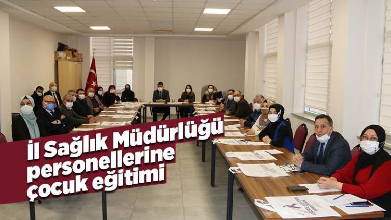 Personellere çocuk eğitimi