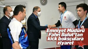 Kırıkkale Emniyet Müdürü Bulut’tan başarılı kick boksçulara ziyaret