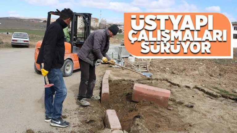 Kırıkkale’de üstyapı çalışmaları sürüyor