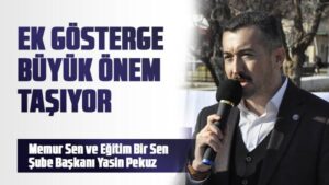 Ek gösterge büyük önem arz ediyor