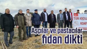 Aşçılar ve pastacılar fidan dikti