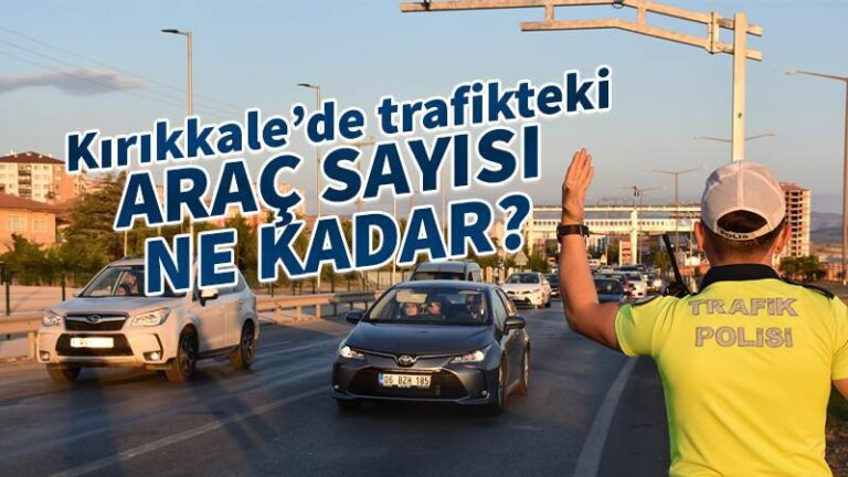69 bin 704 trafiğe kayıtlı araç var
