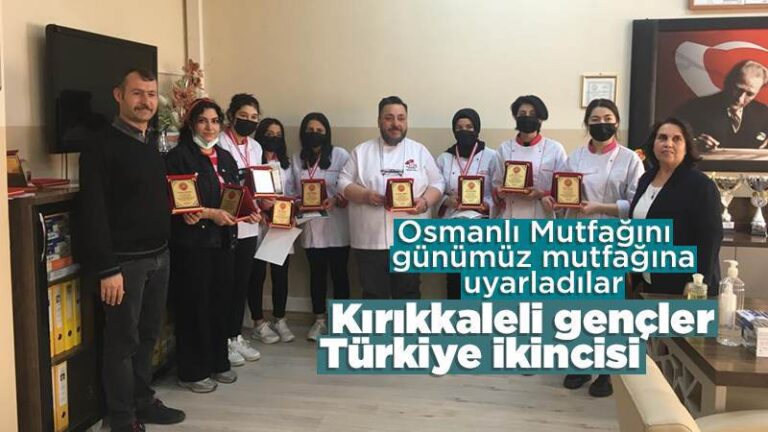Liseli aşçılar Türkiye ikincisi oldu