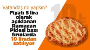 Açıklanan 5 lira, fırında 10 lira